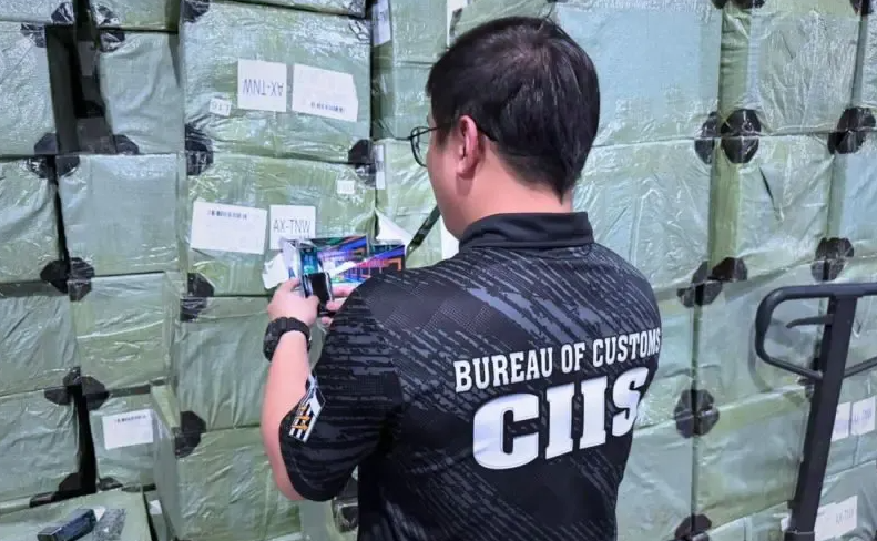 2024年菲律賓查獲價值一億美元非法走私電子霧化煙 2024年菲律賓查獲價值一億美元非法走私電子霧化煙